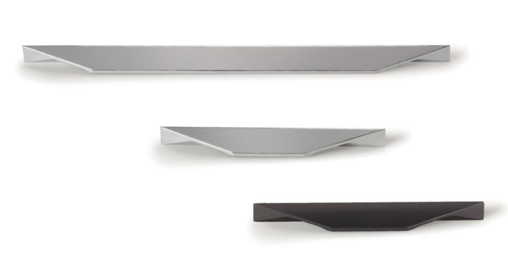 Handles in extruded aluminium. Viefe.