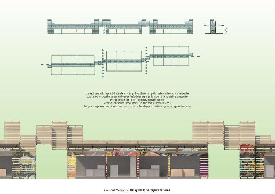 Marketplace. Nau Bostik. Máster en Disseny d'espais Temporals i Arquitectura Efímera. LABASAD